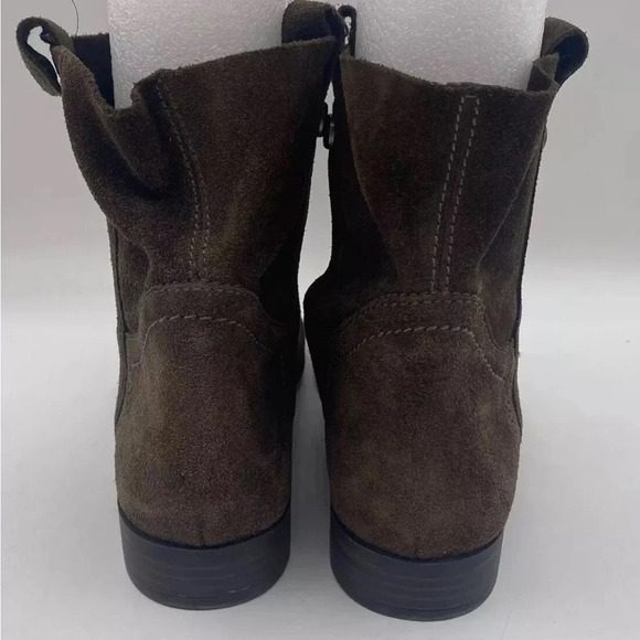 Frye and Co. Sarah Shortie Brown Suede Ankle Boots Booties Womens Size 7 (27) - Picture 2 of 8